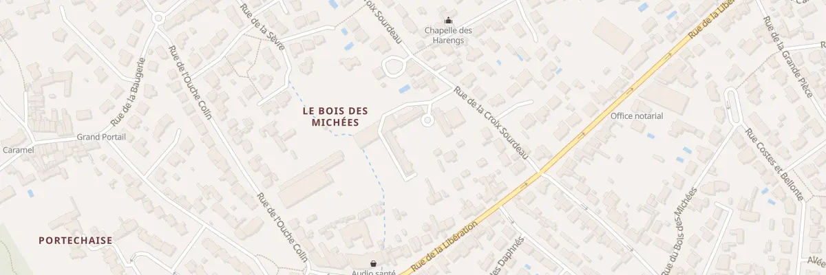 Plan du 5 Rue de la Croix Sourdeau à Saint-Sébastien-sur-Loire
