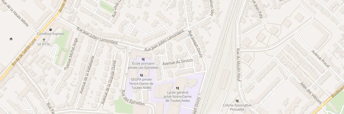 Plan du 9 Av du Sirocco à Nantes