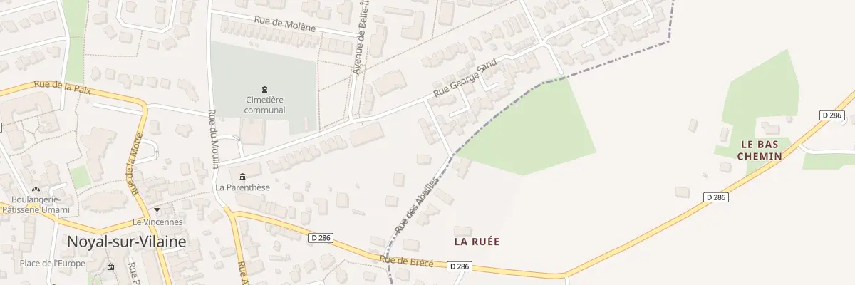 Plan du 6 Imp George Sand à Noyal-sur-Vilaine