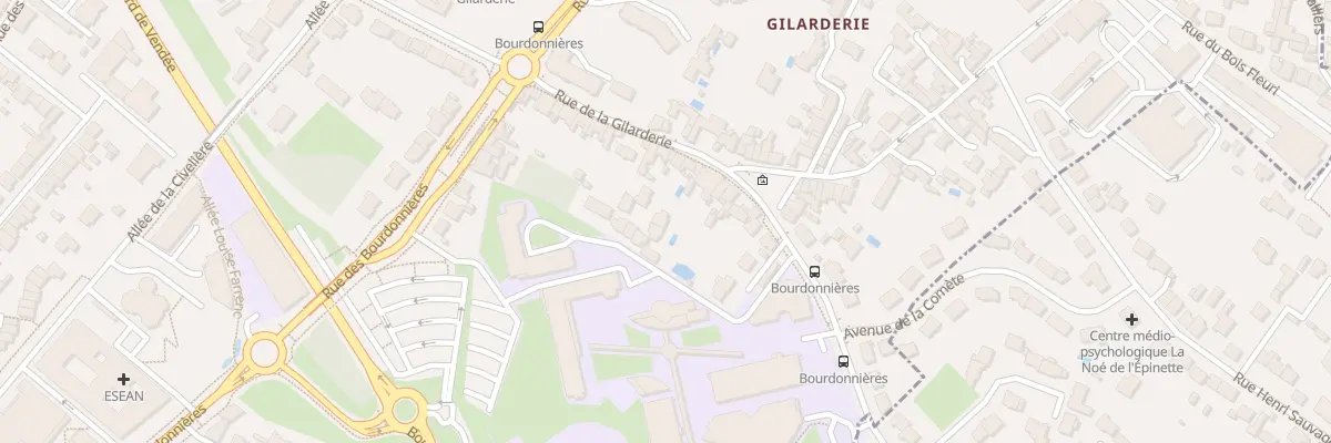Plan du 154 Rue de la Gilarderie à Nantes