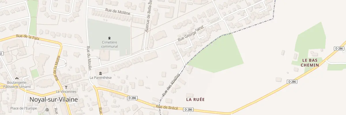 Plan du 4 Imp George Sand à Noyal-sur-Vilaine