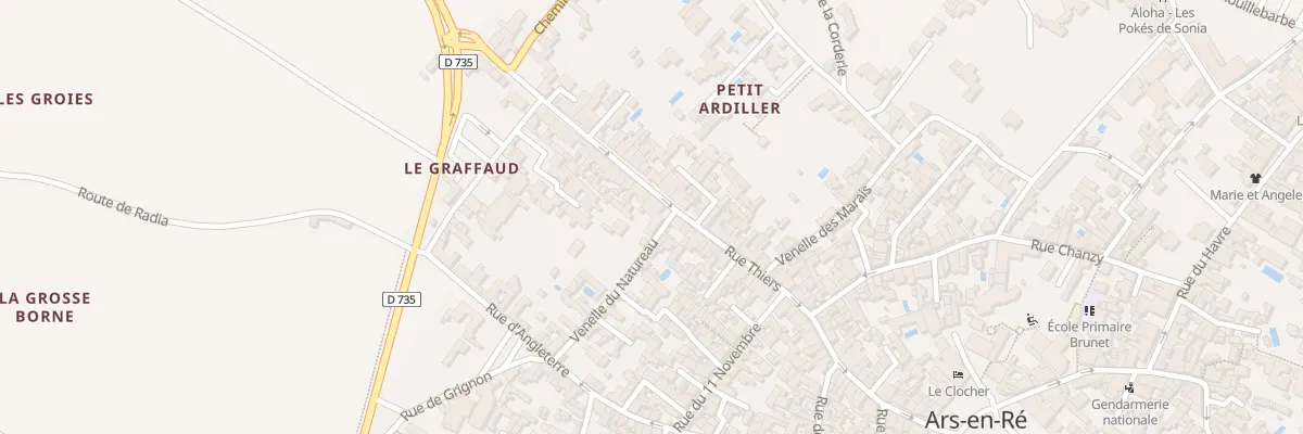 Plan du 73 Rue Thiers à Ars-en-Ré