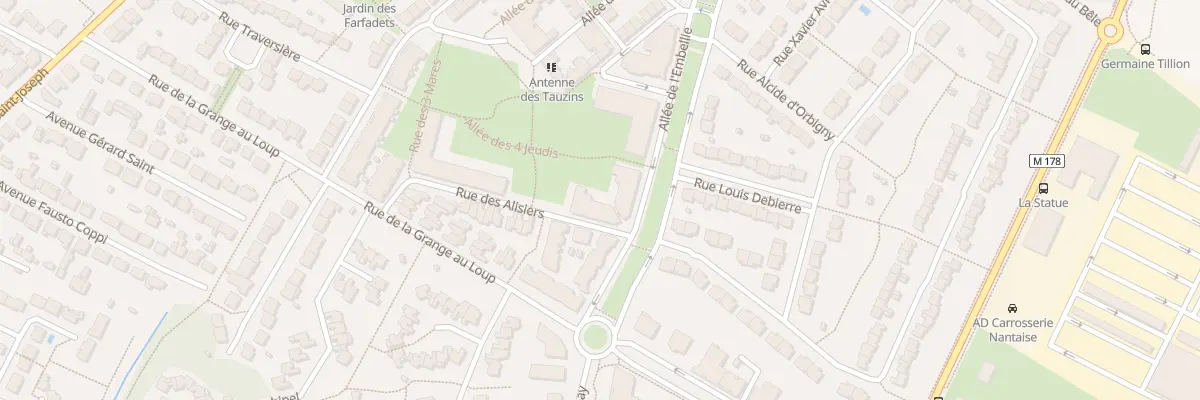 Plan du 23 All de l’Embellie à Nantes