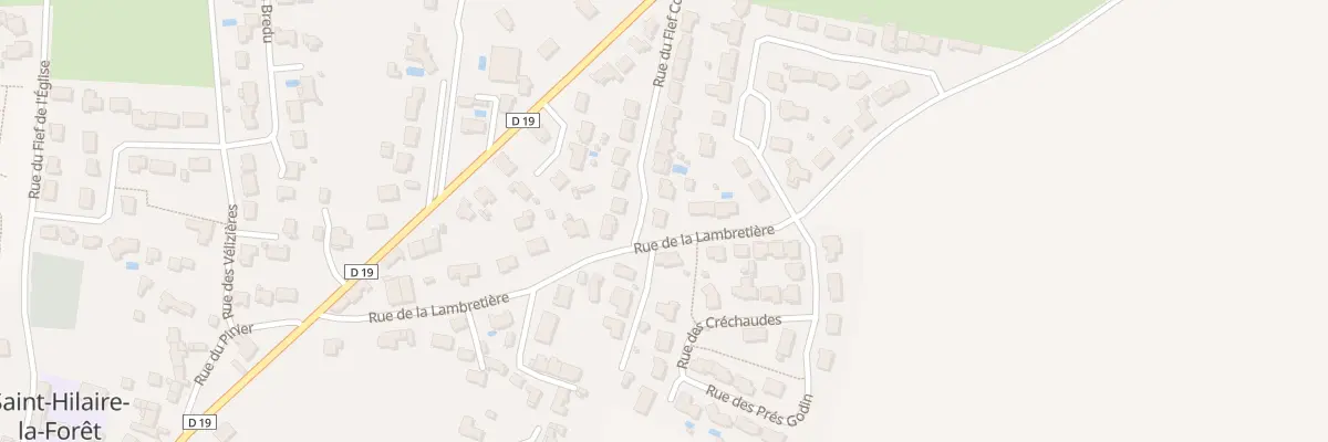 Plan du 33 Rue du Fief Colin à Saint-Hilaire-la-Forêt