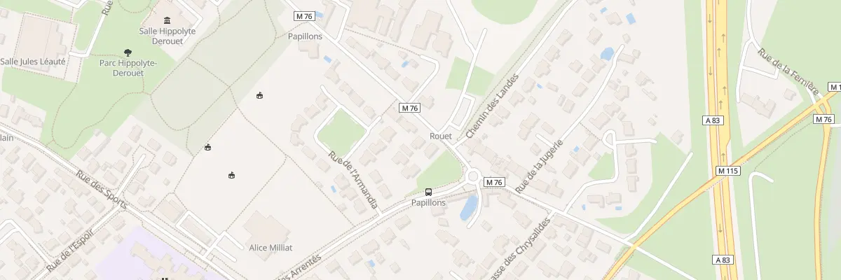 Plan du 50 Rue des Papillons aux Sorinières