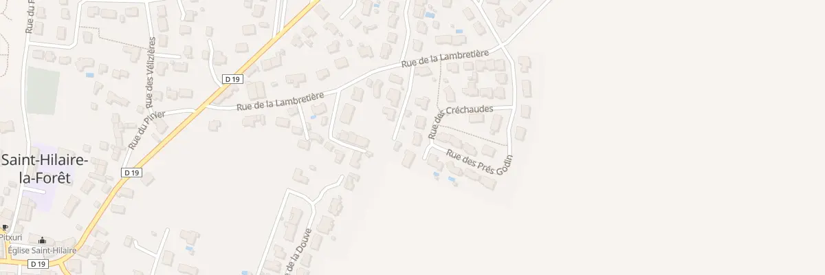 Plan du 15 Rue des Créchaudes à Saint-Hilaire-la-Forêt