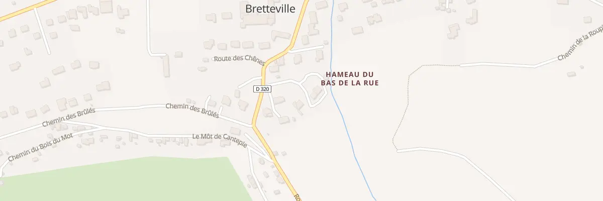Plan du 23 Rte des Chênes à Bretteville