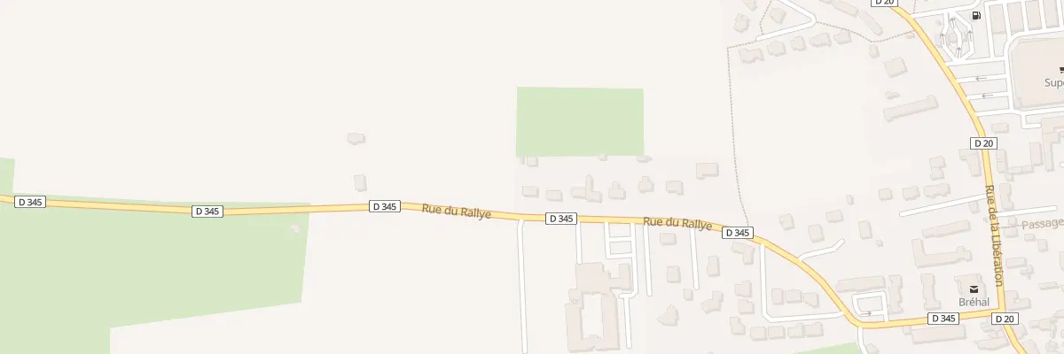 Plan du 24 Rue du Rallye à Bréhal