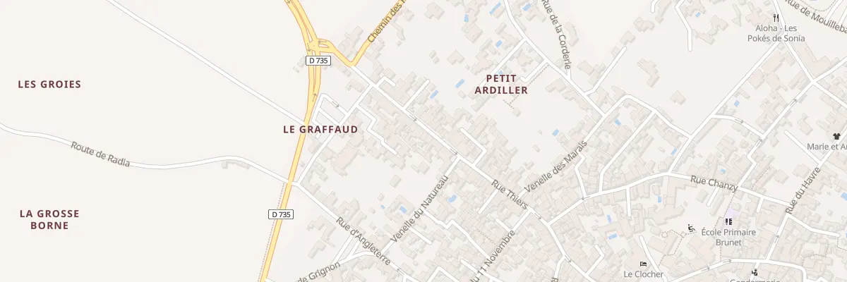 Plan du 79 Rue Thiers à Ars-en-Ré