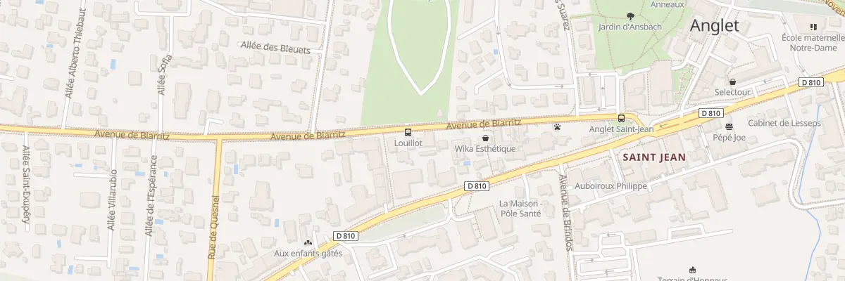 Plan du 35 Av de Biarritz à Anglet