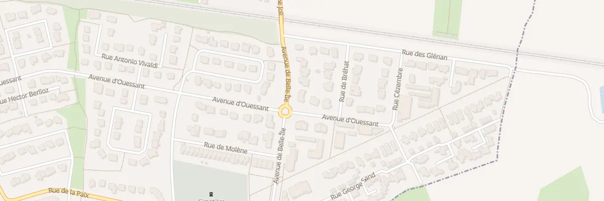 Plan du 8 Av de Belle-Ile à Noyal-sur-Vilaine