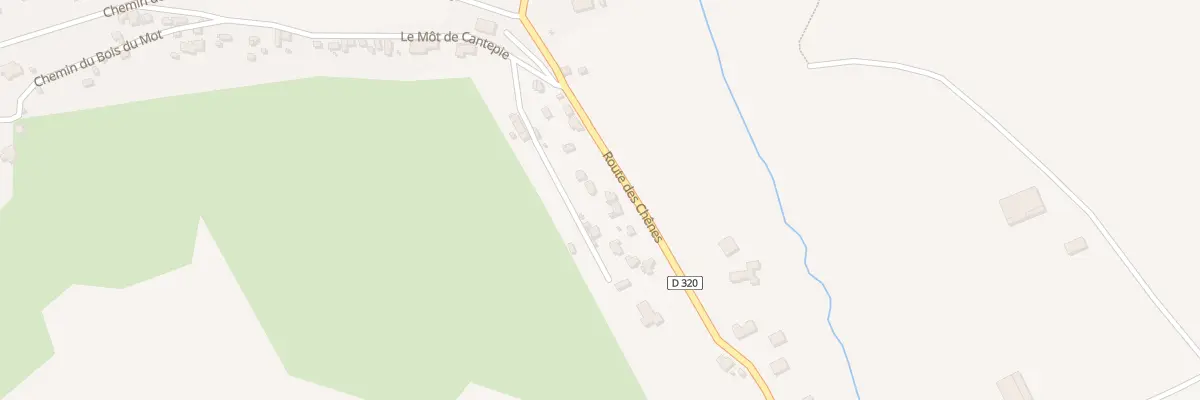 Plan du 40 Rte des Chênes à Bretteville