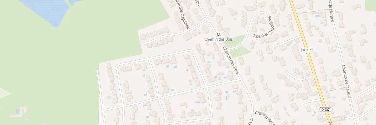 Plan du 43 Rue des Marronniers à Geneston