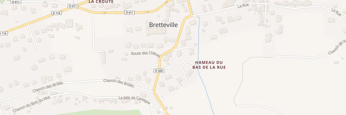 Plan du 13 Rte des Chênes à Bretteville