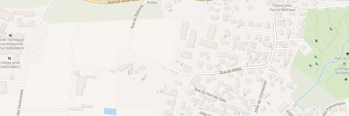 Plan du 132 Rue de Bahinos à Anglet