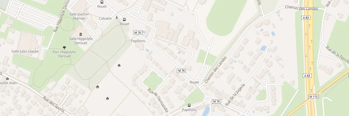 Plan du 41 Rue des Papillons aux Sorinières