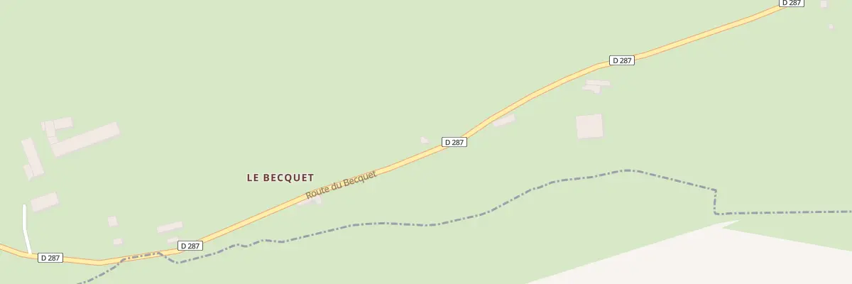 Plan du 2 Rte du Becquet à Morville