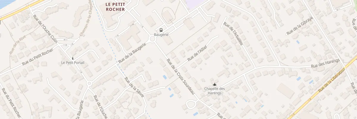Plan du 34 Rue de la Croix Sourdeau à Saint-Sébastien-sur-Loire