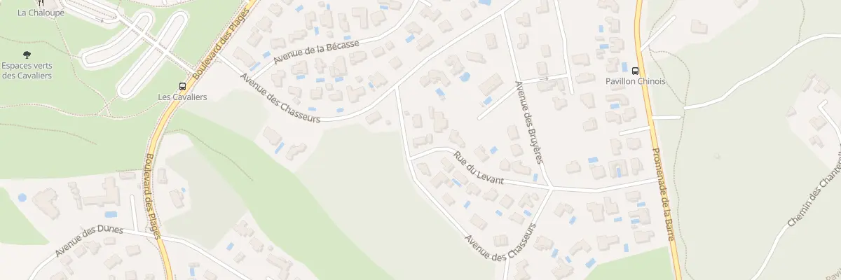 Plan du 28 Av des Chasseurs à Anglet