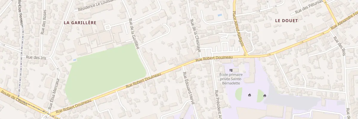 Plan du 12 Rue Robert Douineau à Saint-Sébastien-sur-Loire