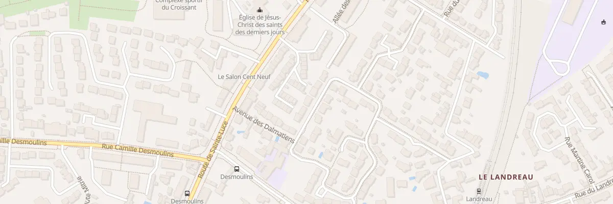 Plan du 29 Av des Epagneuls à Nantes