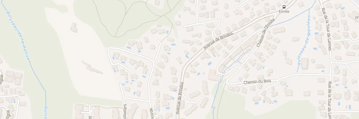 Plan du 76 Av de Brindos à Anglet