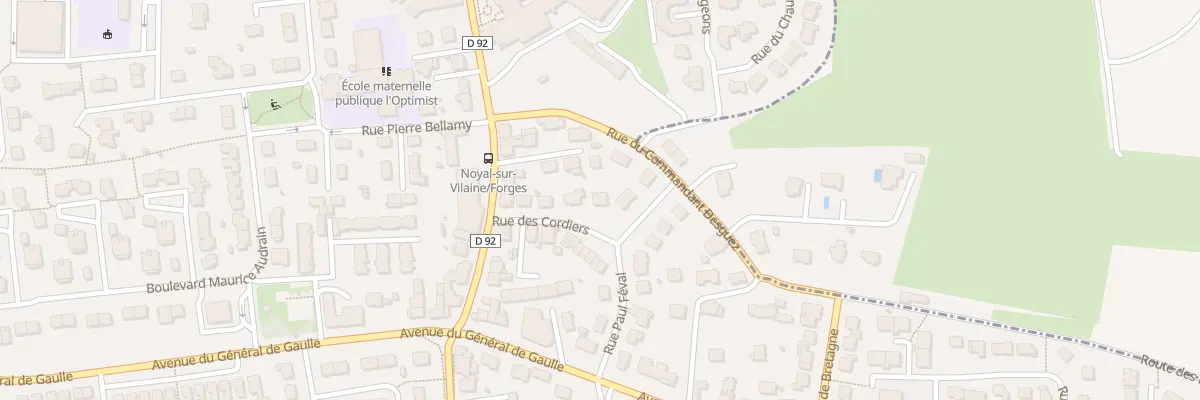 Plan du 7 Rue des Cordiers à Noyal-sur-Vilaine