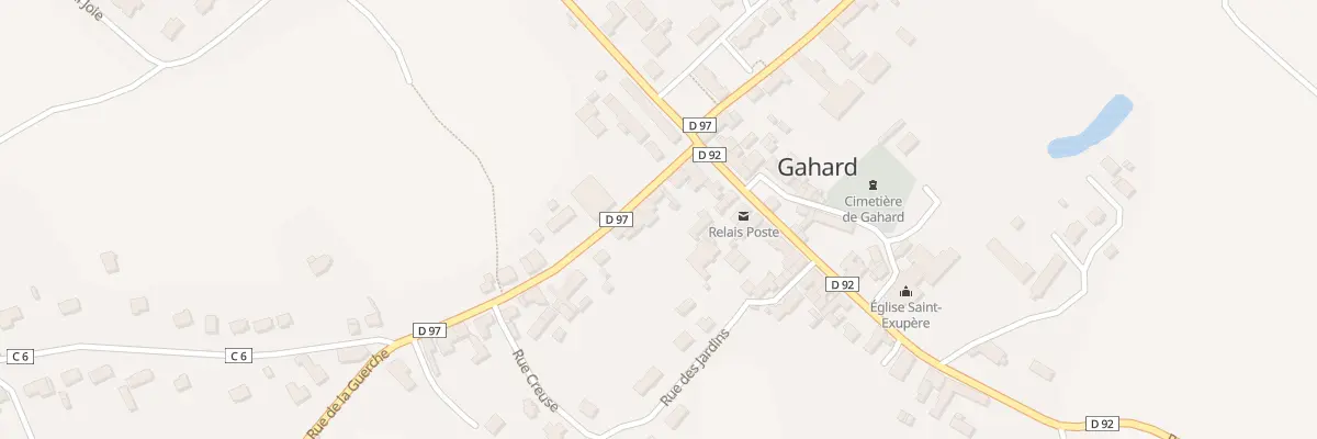 Plan du 4 Rue de la Guerche à Gahard