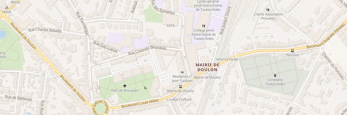 Plan du 22 Rue Corentin Bourveau à Nantes