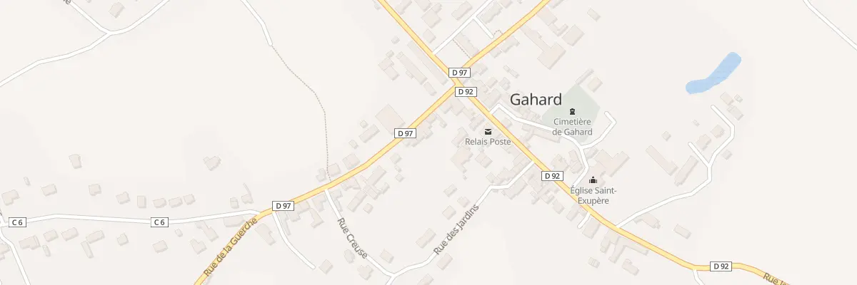 Plan du 6 Rue de la Guerche à Gahard