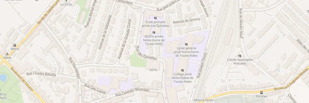 Plan du 1 Imp Sainte Pélagie à Nantes