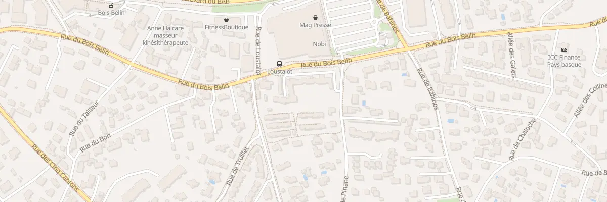 Plan du 33 Rue de Pinane à Anglet