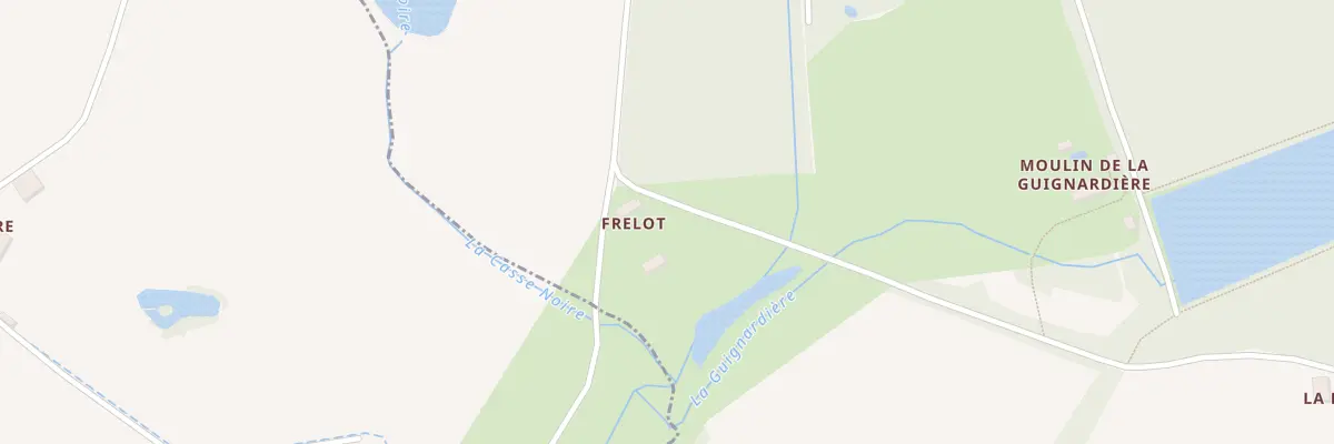 Plan du 1 Le Frelot à Saint-Hilaire-la-Forêt
