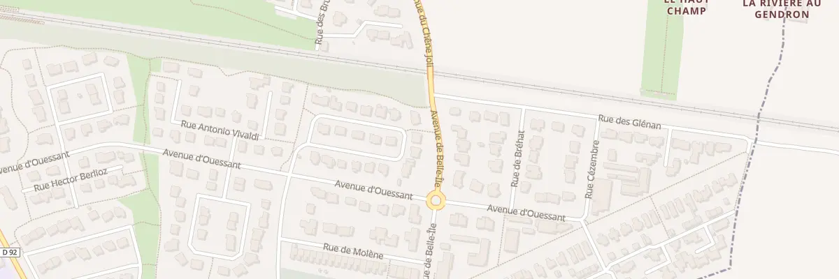 Plan du 17 Rue Frédéric Chopin à Noyal-sur-Vilaine