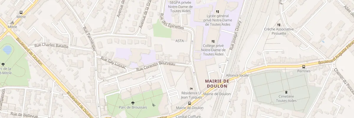 Plan du 27 Rue Corentin Bourveau à Nantes