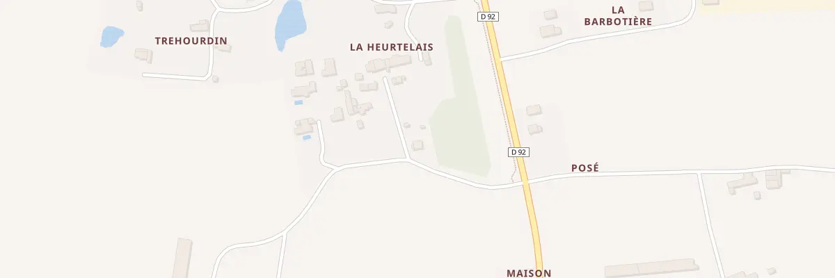 Plan du 44 La Heurtelais à Noyal-sur-Vilaine