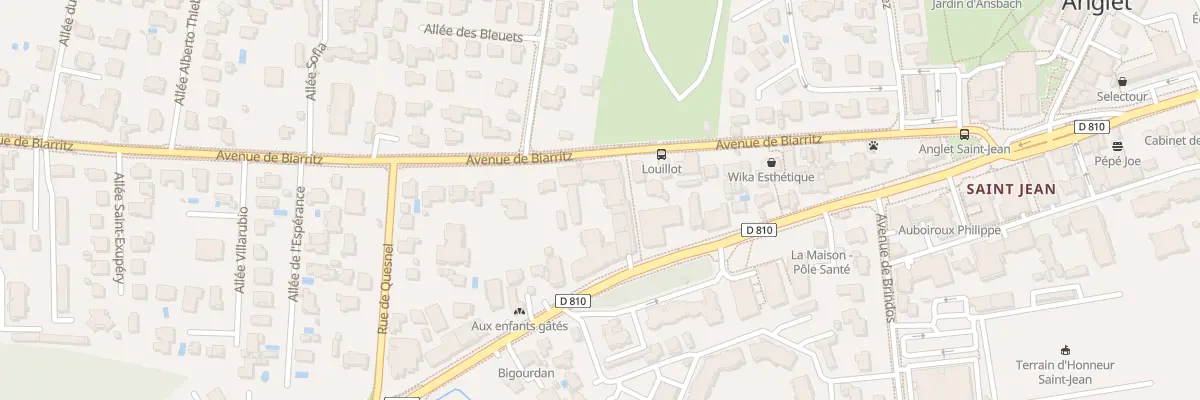 Plan du 39 Av de Biarritz à Anglet