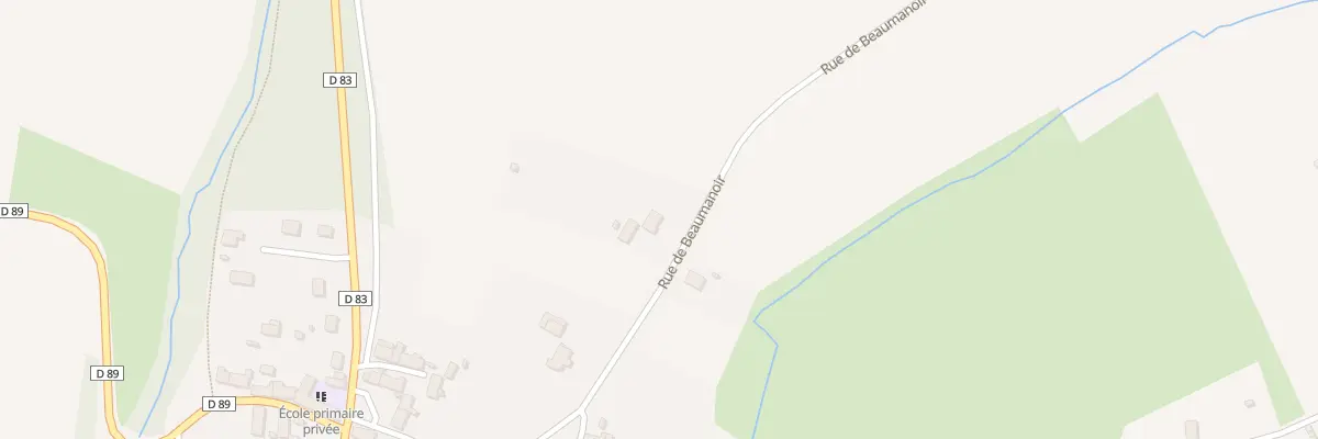 Plan du 9 Rue de Beaumanoir à Sougeal