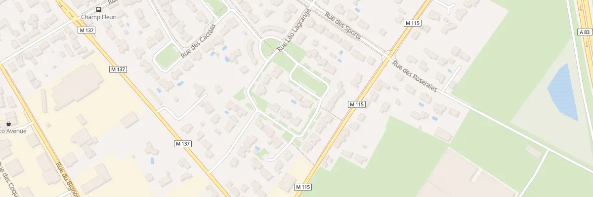 Plan du 9 Rue René Lacoste aux Sorinières