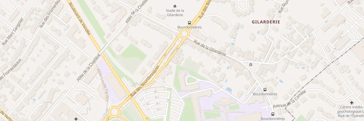 Plan du 53 Rue des Bourdonnières à Nantes