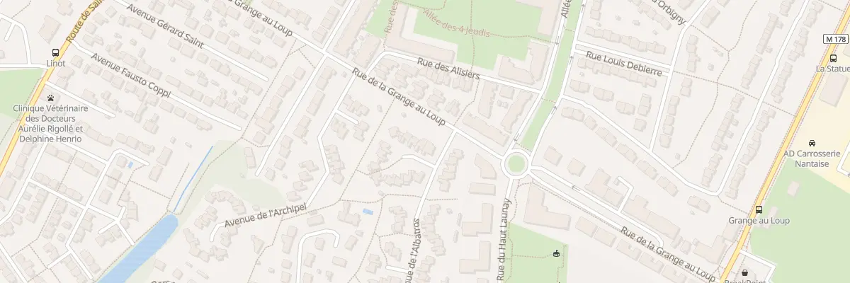 Plan du 4 Av des Varechs à Nantes