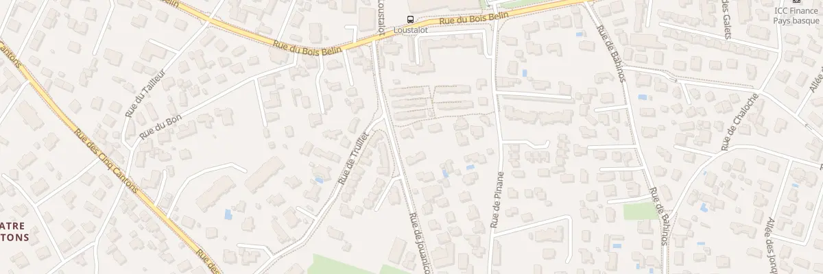 Plan du 68 Rue de Jouanicot à Anglet