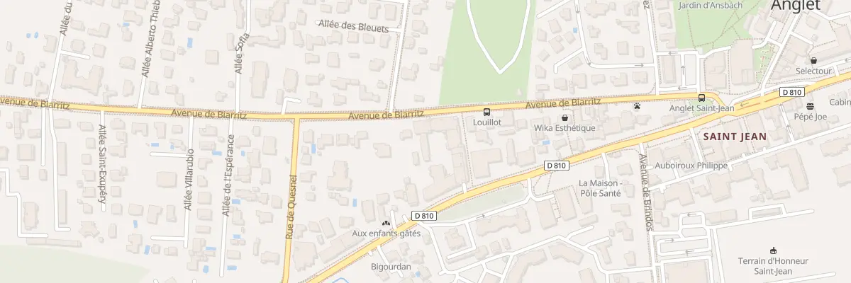 Plan du 41 Av de Biarritz à Anglet
