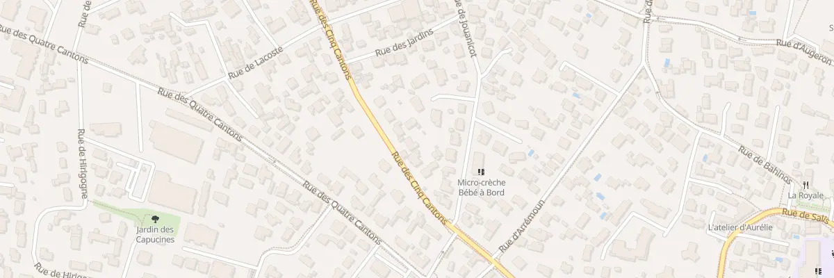 Plan du 36 Rue des Cinq Cantons à Anglet