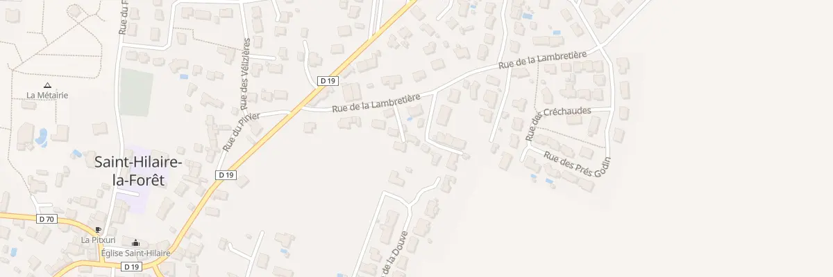 Plan du 1 Imp de la Lambretière à Saint-Hilaire-la-Forêt
