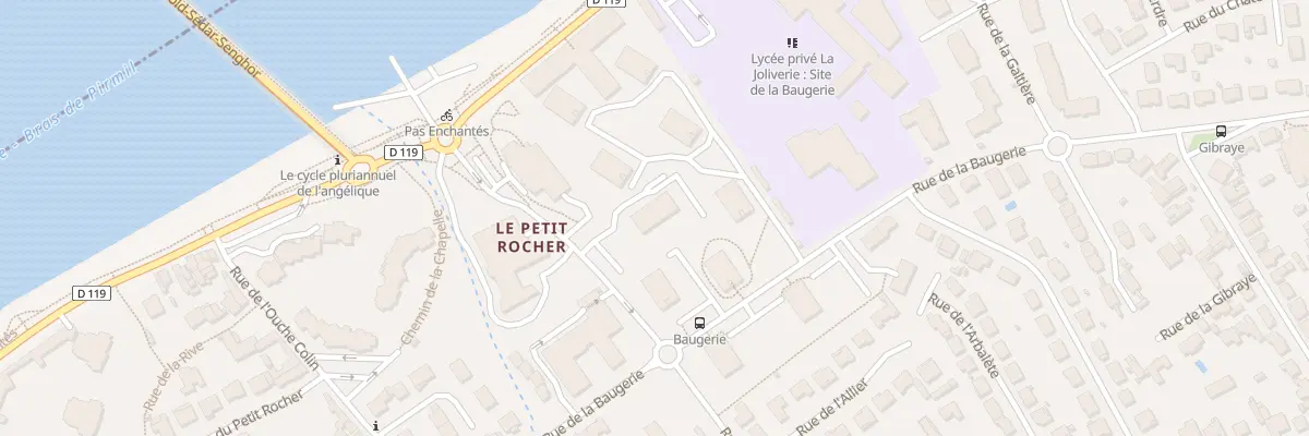 Plan du 38 Rue de la Croix Sourdeau à Saint-Sébastien-sur-Loire