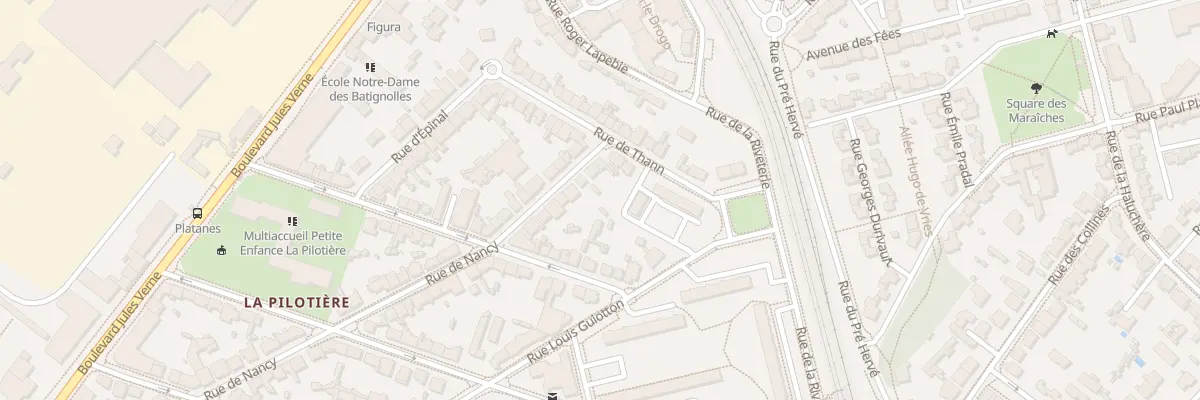 Plan du 80 Rue de Nancy à Nantes