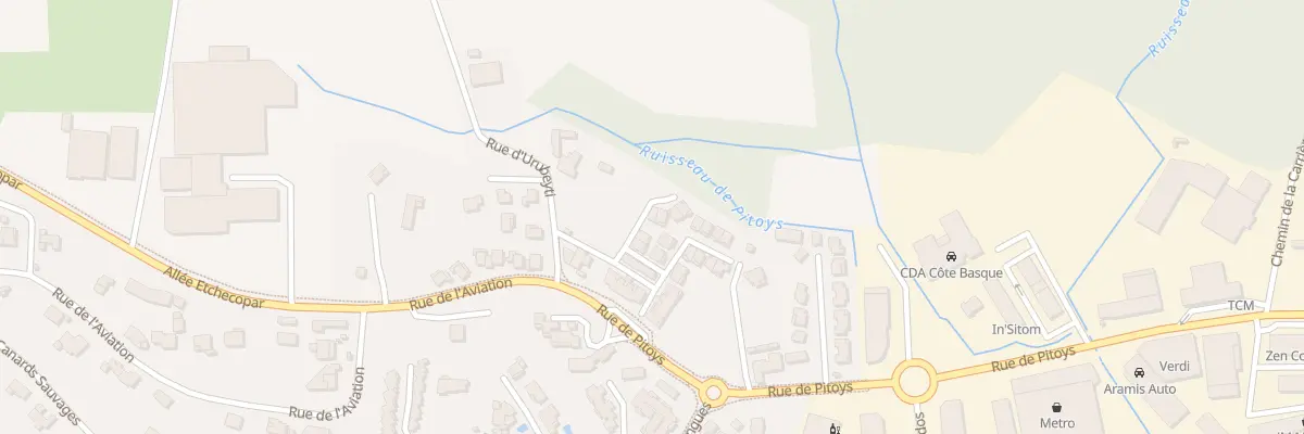 Plan du 9002 Rte d’ Urubeyti à Anglet