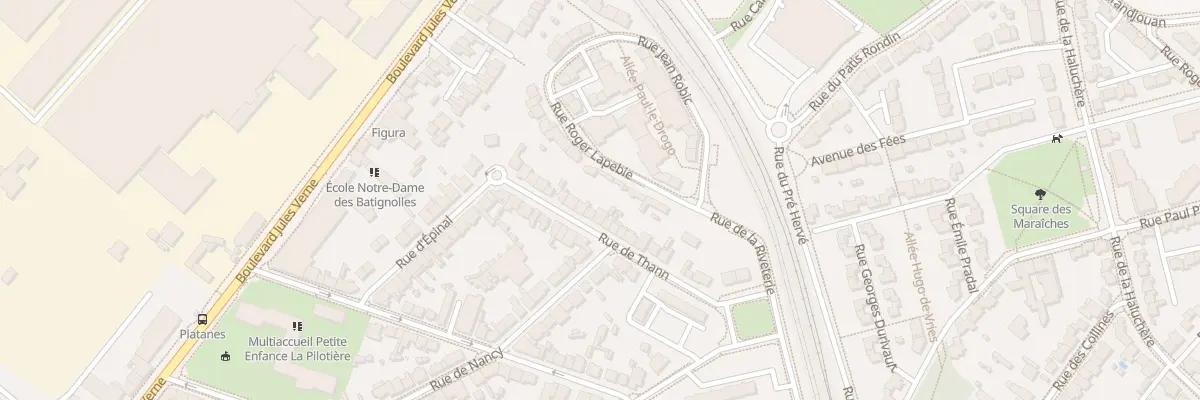 Plan du 24 Rue de Thann à Nantes