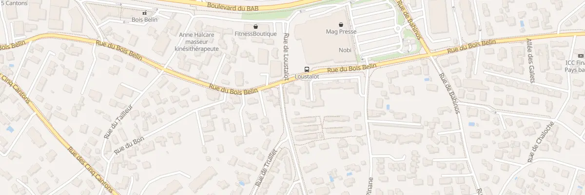 Plan du 42 Rue du Bois Belin à Anglet